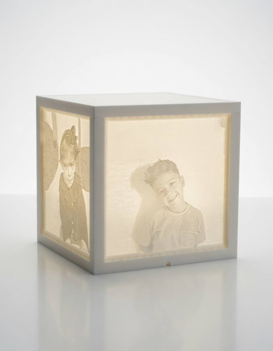 Candeeiro Lithophane Personalizado